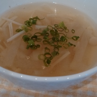 簡単☆大根とえのきの中華スープ